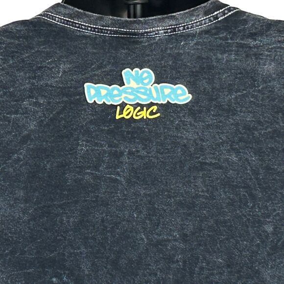 Logic I Raised Hell T Shirt Mens XXL Hip Hop Rapper God Lucifer No Pressure Gray - Picture 4 of 6